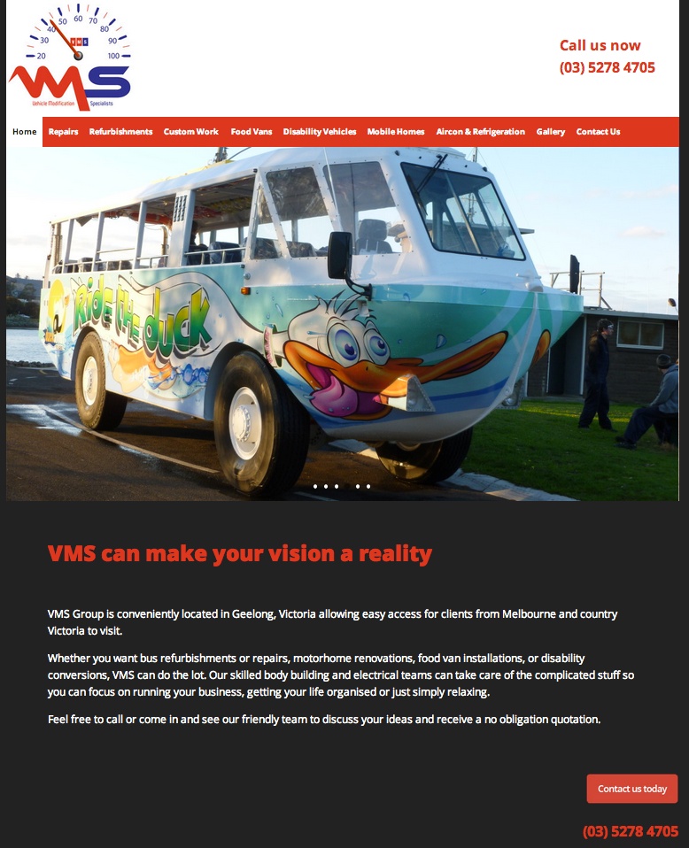 VMS Website Redesign